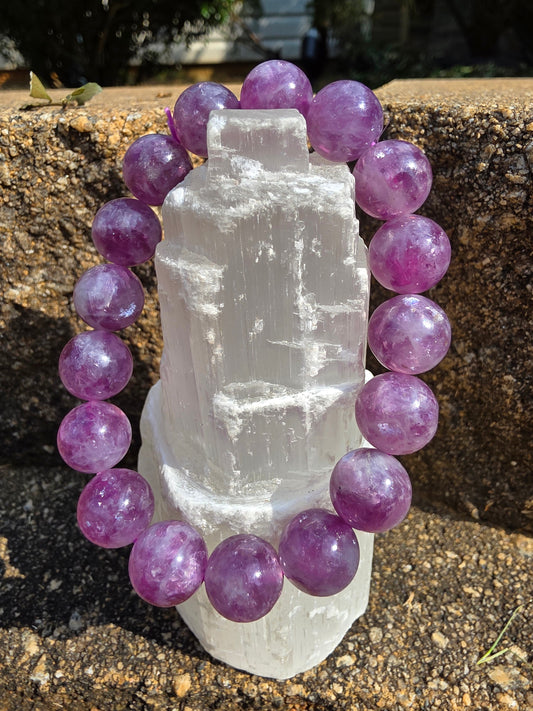 💜 Purple Emerald Bracelet – Regal Radiance