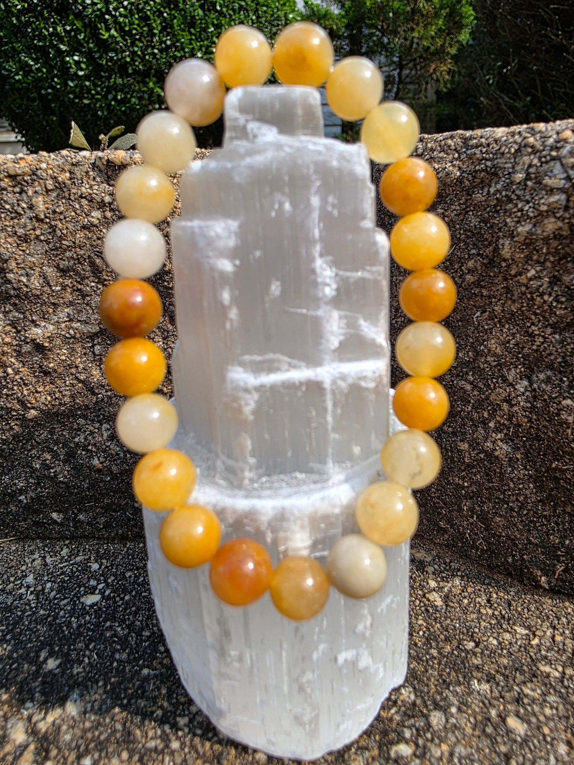 ☀️ Yellow Aventurine Bracelet – Sunshine in Bead Form