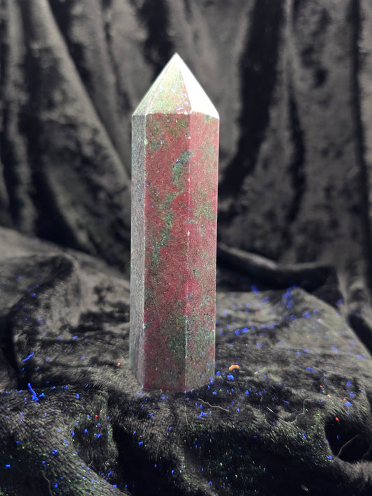 ❤️💙 Ruby in Kyanite Tower – Warrior’s Calm (4 in)