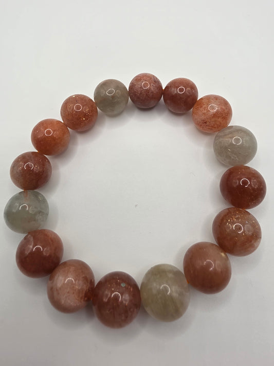 ☀️ Arusha Sunstone Bracelet – Solar Brilliance (13mm)