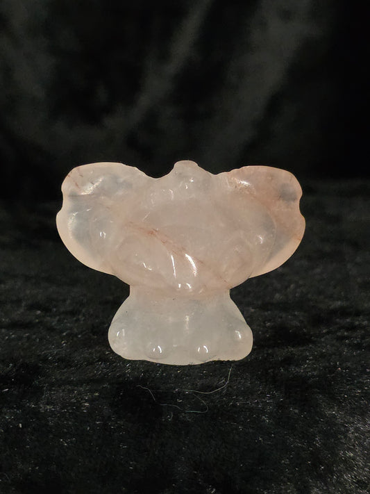 🔥 Fire Quartz Cartoon Alien Mini Carving