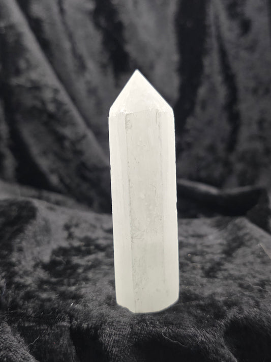 🌝 Selenite Tower – Aura Polish (3.25 in)