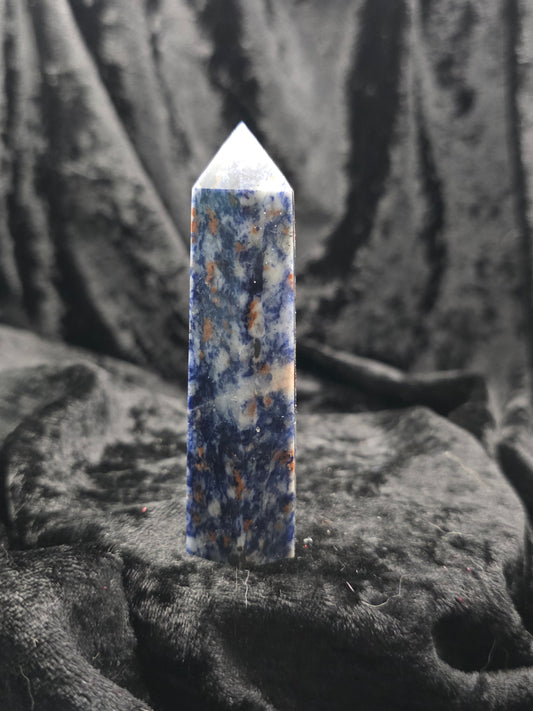 💙 Sodalite Tower – Steady Insight (3.5 in)
