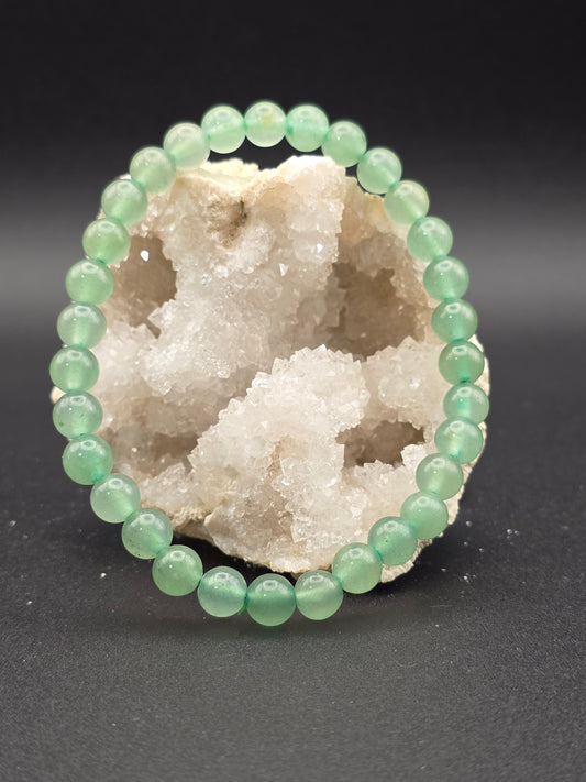 🍀 Green Aventurine Bracelet – Luck & Growth (6mm)