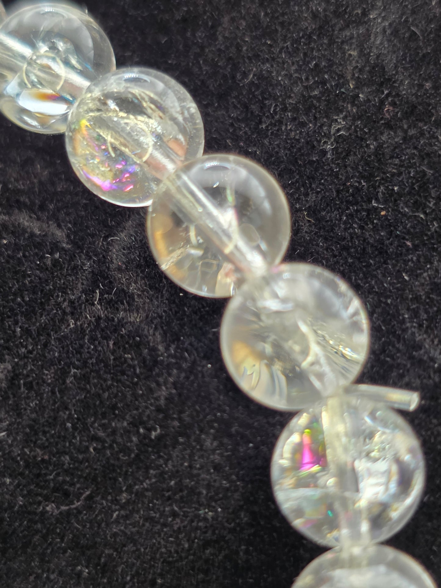 🌈 Rainbow Quartz Bracelet – Radiant Spectrum (6mm)