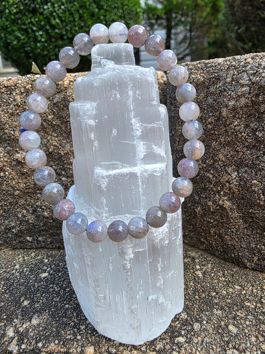 💜 Iolite Bracelet – Mist & Moonlight (6mm)