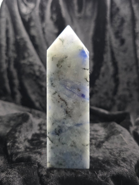 🔷 Afghanite Tower – Celestial Fire (4.25 in, 181 g)