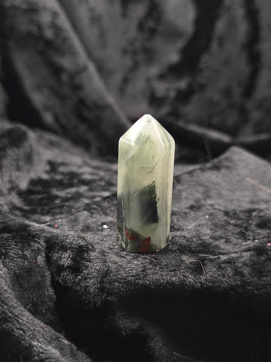 ❤️ African Blood Jasper Tower – Vital Strength (1.5")