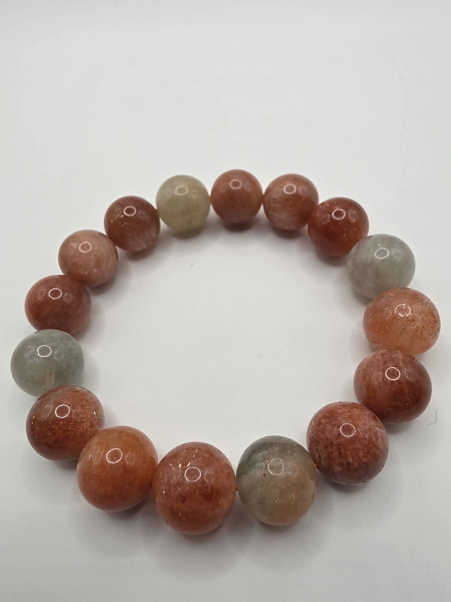 ☀️ Arusha Sunstone Bracelet – Solar Brilliance (13mm)