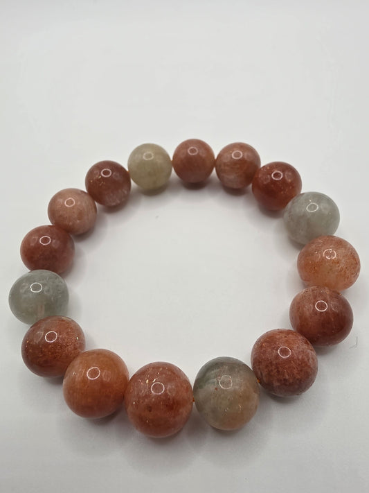 ☀️ Arusha Sunstone Bracelet – Solar Brilliance (13mm)