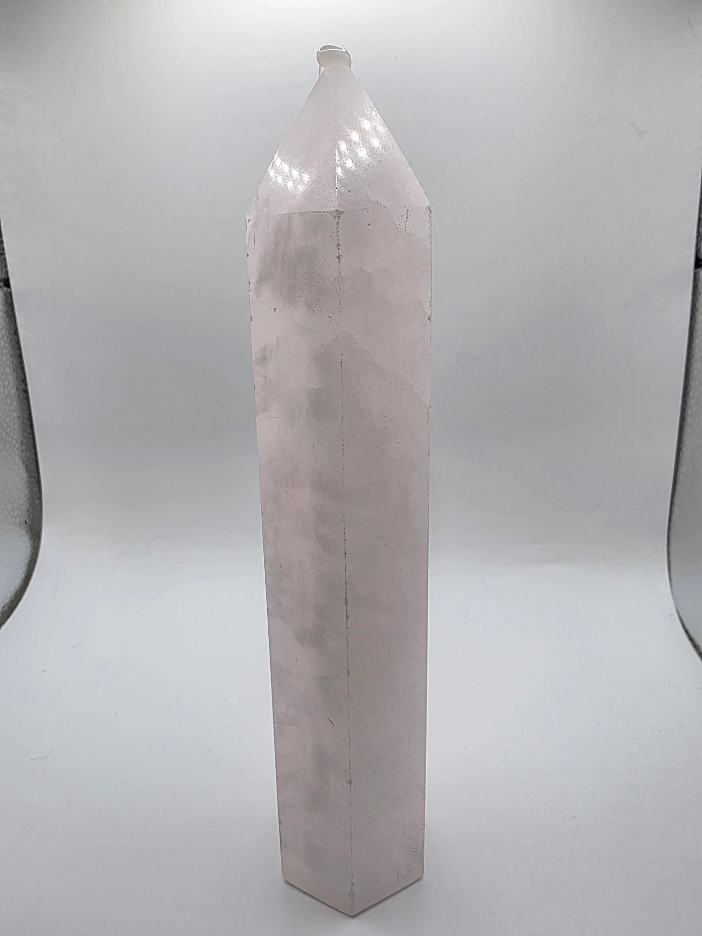 🌸 Pink Calcite Tower — Gentle Renewal (7.75")