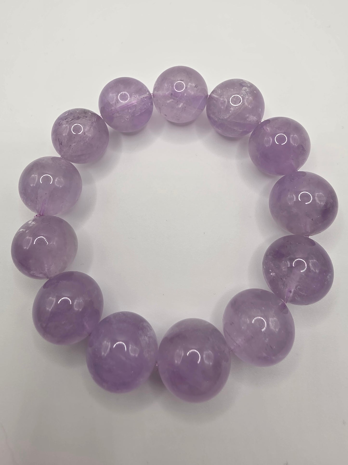 💜 Lavender Amethyst Bracelet – Dream Calm (17mm)