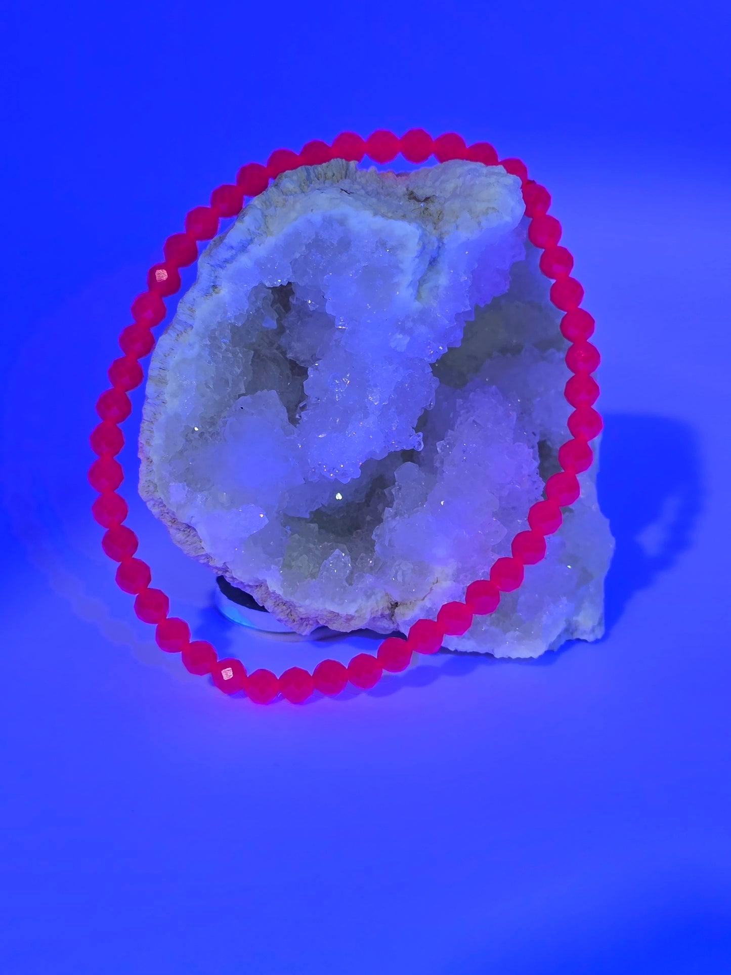 ❤️ Faceted Ruby Bracelet – Heartfire Spark (4mm)