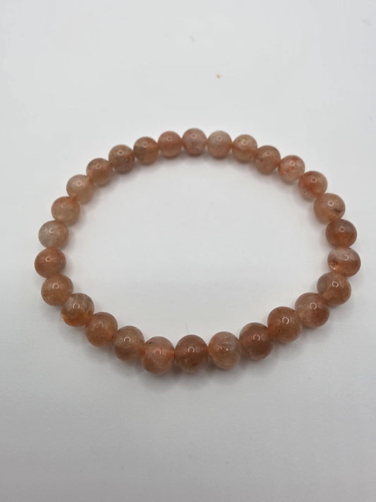 ☀️ Golden Sunstone Bracelet – Joy & Radiance (6mm)
