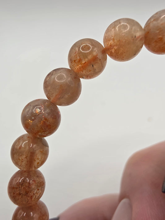 ☀️ Golden Sunstone Bracelet – Joy & Radiance (6mm)